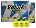 Golfové loptičky VOLVIK Crystal (žlté)