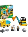 LEGO Duplo nákladné auto a pásové rýpadlo 10931