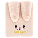 PLYŠOVÝ DENNÍK ZÁPISNÍK A5 HAIRY MAN BUNNY RABBIT