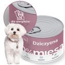 DOBRÉ KRMIVO pre psov s alergiami, mokré konzervy, bez obilnín GAME 100% 6x410g