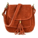 Dámska kožená kabelka Suede retro messenger bag