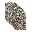 Dekoratívne plsné mäkké pre remeslá DIY 1 mm 20 x 30 cm 10ks leopard