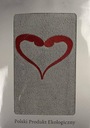 Uterák v krabici 70x140 Heart Grey Red