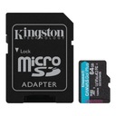 Pamäťová karta Kingston microSD Canvas Go! Plus 64GB Class 10, UHS-I + adaptér