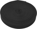 Pletené gumové odevy Gum Gumy 2 cm čierne 20 mm - 25 metrov