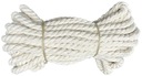 Bavlnené lano skrútené plachtárske lano 10mm 10m