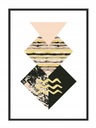 OBRAZOVÝ PLAGÁT V RÁME 53x73 cm Geometria P843