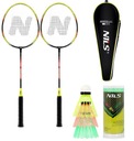 Sada rakiet WISH Badmintonové rakety + loptičky