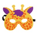 Kostým s plstenou žirafou maskou. Plesové maškarné šaty