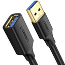 Uzelený kábel USB-A (samec) na USB-A (samica) 3.0
