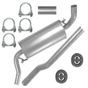 Stredný tlmič Audi 80 B3 1,4 1,6 1,8 2,0 1,6 1,9