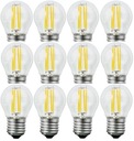 E27 LED žiarovka 4WAT Edison Filament 12 ks