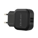 Qoltec Nástenná nabíjačka 17W 5V 3,4A 2xUSB