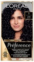 Loreal Preference permanentná farba na vlasy 1 Napoli Black