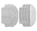 6x MOP MICROFIBER CLUTCH pre Xiaomi Mi Robot Vacuum Mop Pro Viomi V2 V3 SE