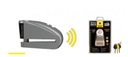 Diskový zámok AUVRAY s alarmom B-LOCK 10 INOX