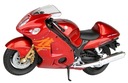 MODEL AUTA 1:18, SUZUKI HAYABUSA, ČERVENÁ T9A70