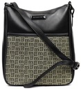 BLACK Large Messenger Bag MONNARI M LOGO