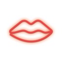 Neónové LED LIPS červené Bat + USB FLNEO8 Light Forever Light