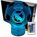 Nočná LED lampa FC Real Madrid Football 3D LAMP