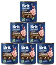 Brit Premium Kuracie, Kuracie srdiečka 6x800g Balenie