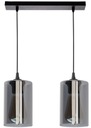 Sklenené trubice stropných svietidiel Chrome LED Loft