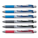 PENTEL BLP-77 guľôčkové pero 0,5 mm - 3x modré, 2x čierne, 1x červené