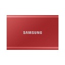 Prenosný SSD disk Samsung T7 500 GB, USB 3.2, červený