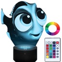 Nočná lampa s menom Dory the Fish od Nemo 3D Led