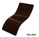 Prášková farba RAL 8016 Polyester hladká matná