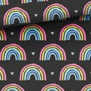 Single jersey Rainbows na tmavosivej farbe
