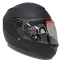 Prilba na skúter, motorku, moped, matná čierna, integrálna L