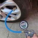 Tlakomer Tlakomer v pneumatikách auta Gauge ta