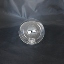 Tienidlo G9 Guľa 12 cm, priehľadné sklo so závitom