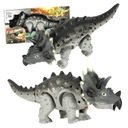 Dinosaurus Triceratops, interaktívna hračka na batérie, prechádzky, svetlá a rev