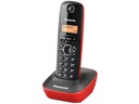 Telefón PANASONIC KX-TG1611 Čierno-červený