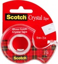 Lepiaca páska 3M Scotch Crystal dávkovač 19x7,5m