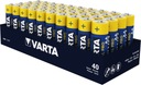 Alkalické batérie VARTA Industrial AA LR6 40 ks.