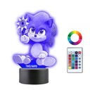 Nočná lampa s názvom Little Sonic z 3D LED rozprávky