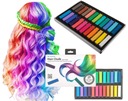Umývateľná krieda na farbenie vlasov, melír, 24 farieb