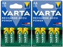 8x VARTA R6 AA 2100mAh BATÉRIE