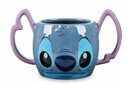 MODRÝ 3D hrnček na kávu DARČEK STICK STICH