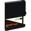 NOTEBOOK A5/80 MRIEŽKOVÁ MRIEŽKA HARDBVER S GUMA