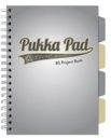 Zápisník PUKKA PAD GREY DESIGN B5, sivý