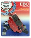 EBC BRZDOVÉ DESTIČKY YAMAHA YFM 250 R 2009-2013