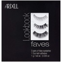 Ardell Lookbook Faves sada 3 párov umelých mihalníc + lepidlo na mihalnice 1g