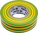 Izolačná páska žlto-zelená 19 mm x 20 m YATO