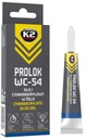 KYANOAKRYLÁTOVÉ LEPIDLO, HRUBÝ GÉL K2 PROLOK WC54 20ML, super lepidlo, sekundové