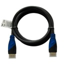Elmak SAVIO CL-07 HDMI kábel, zlaté nylonové opletenie, 3 m