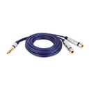 Káblový konektor Jack 6.3 - 2x Zásuvka 6.3 VITALCO 3.0m